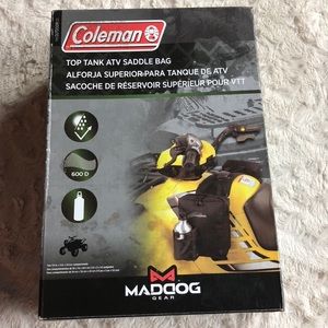 New Coleman top tank Atv saddle bag
